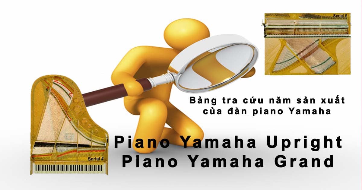 Tra cứu năm sản xuất đàn piano Yamaha